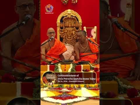 Commencement of Veda Purusha Saptaha Jnana Yajna | Oct 14, 2026